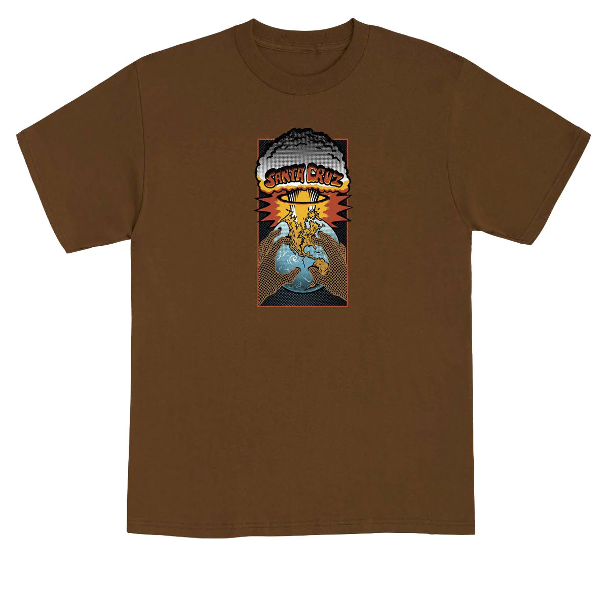 Santa Cruz Kendall EOTW Front T-Shirt - Brown