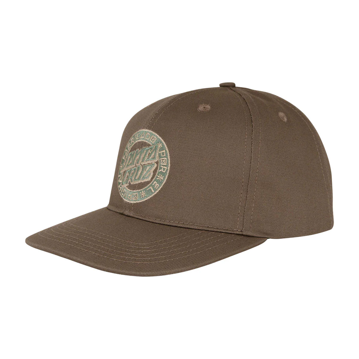 Santa Cruz Loco Dot Snapback Hat - Saddle