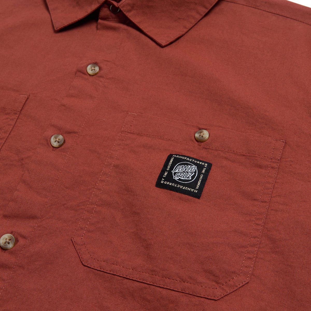 Santa Cruz Opus Work Shirt - Faded Brick - Image 2
