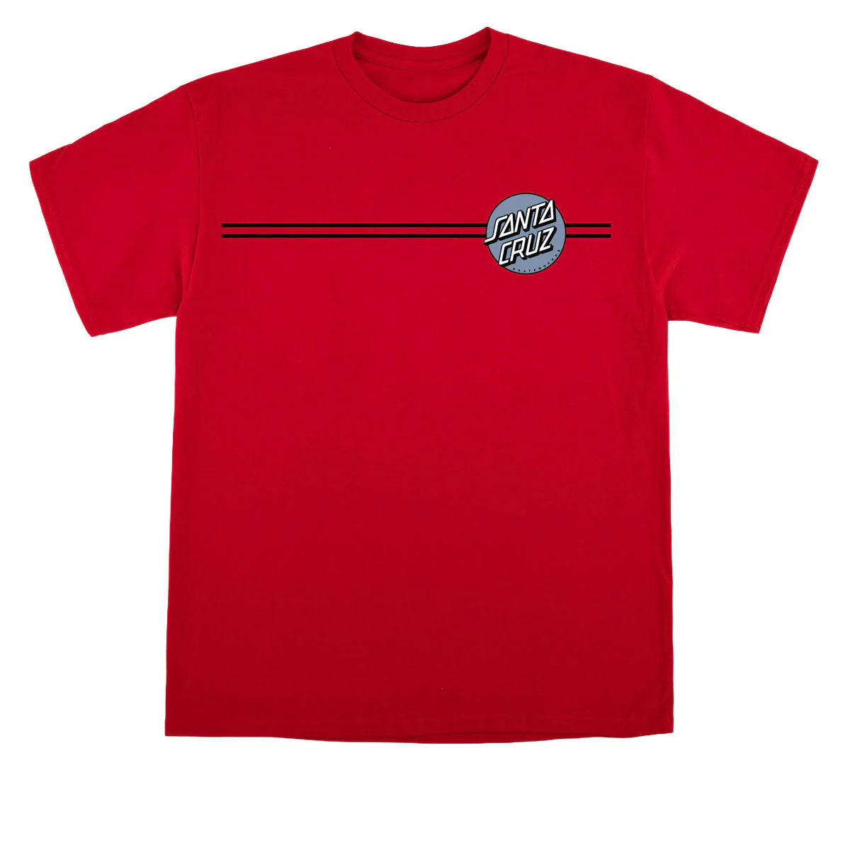Santa Cruz Other Dot T-Shirt - Cherry Red/Slate