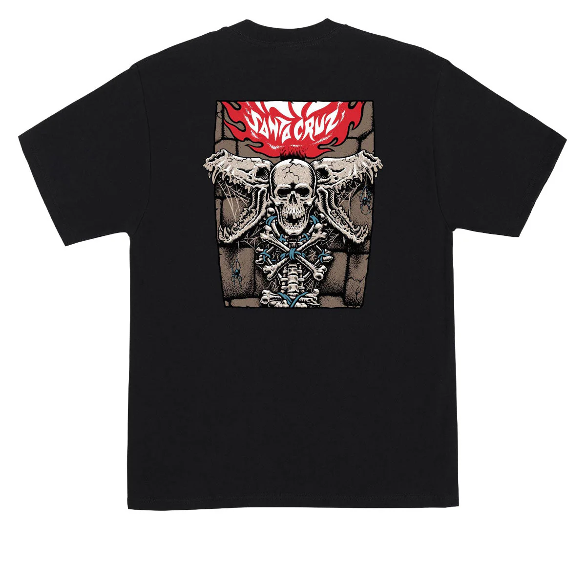 Santa Cruz Pace Torch Center T-Shirt - Black
