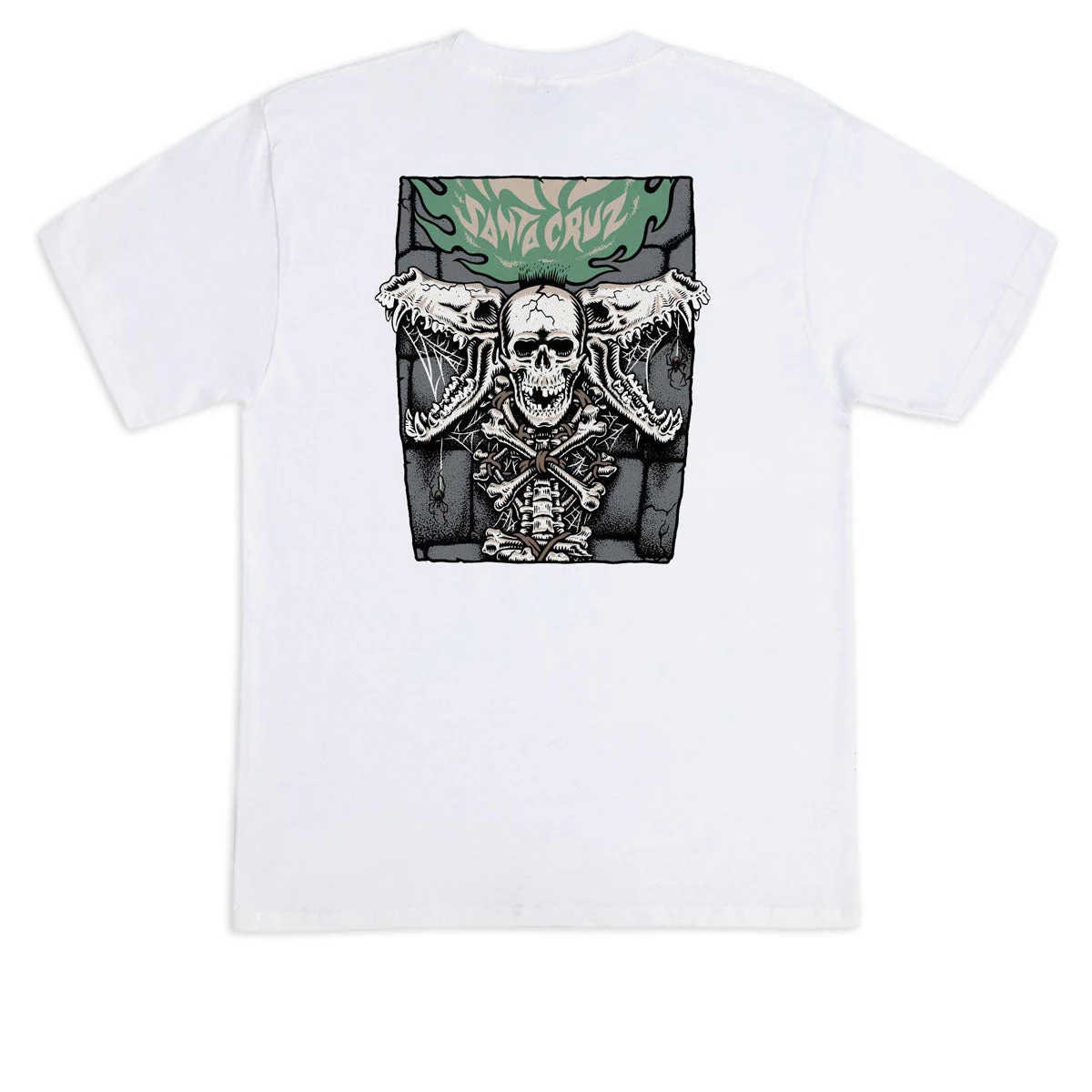 Santa Cruz Pace Torch Center T-Shirt - White