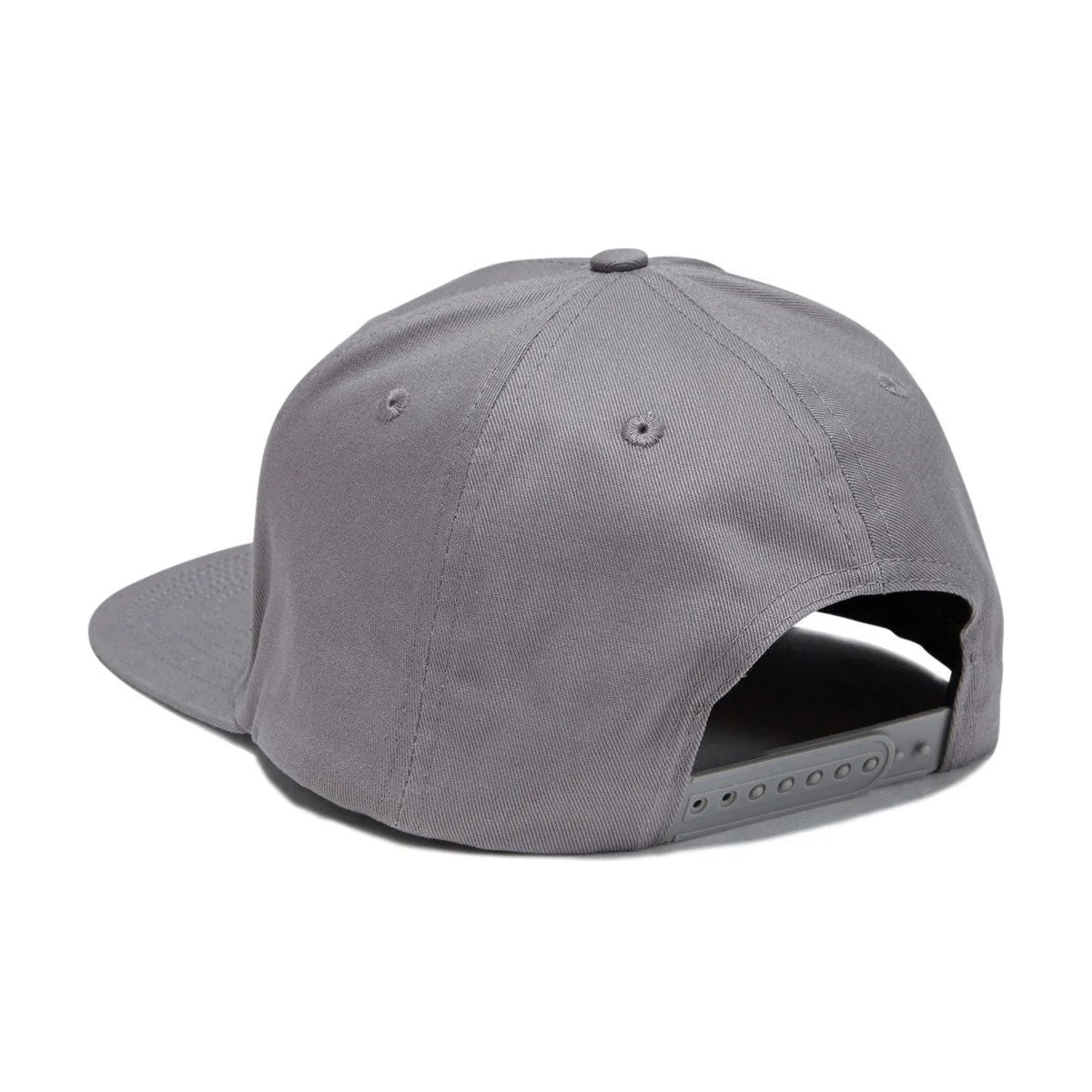 Santa Cruz Plasma Stacked Strip Snapback Hat - Heather Grey/Silver - Image 2
