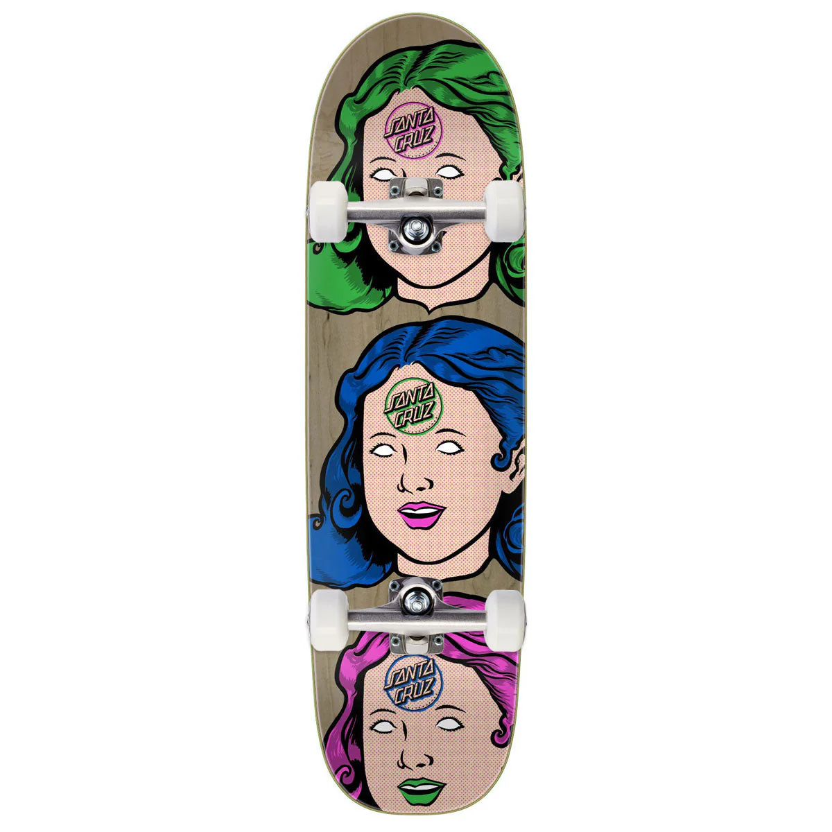 Santa Cruz Possessed Head FeelBase Skateboard Complete - 8.50"