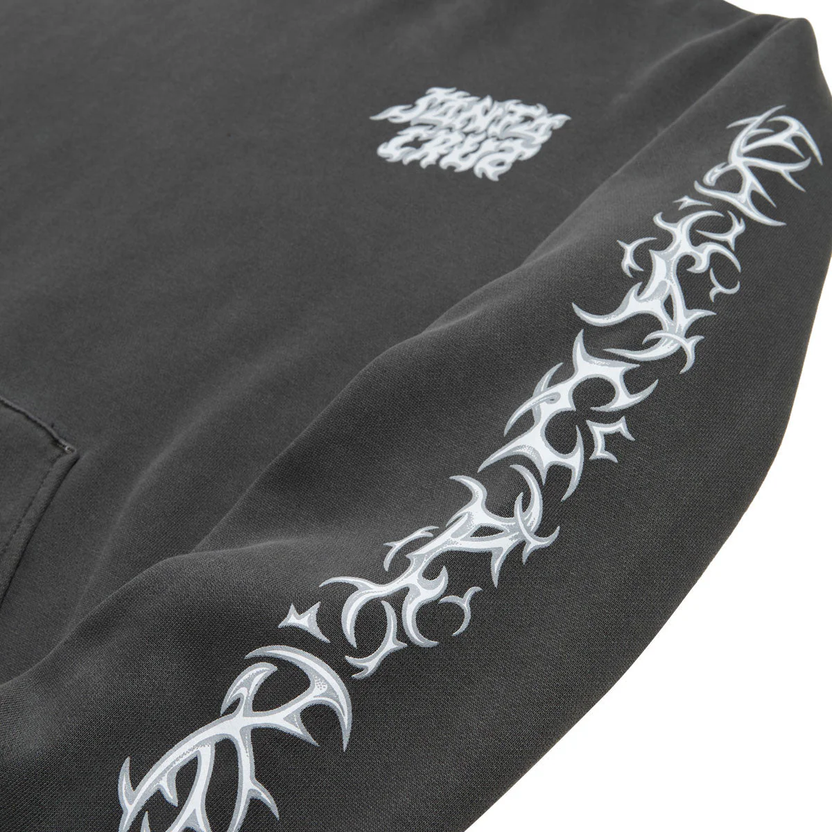 Santa Cruz Razor Dot Center Hoodie - Pigment Black - Image 3