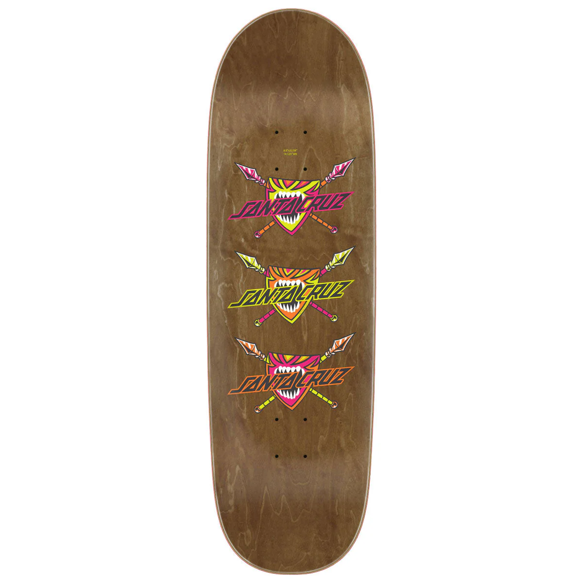 Santa Cruz Salba Firedance Pro Shaped Skateboard Complete - 8.80" - Image 2