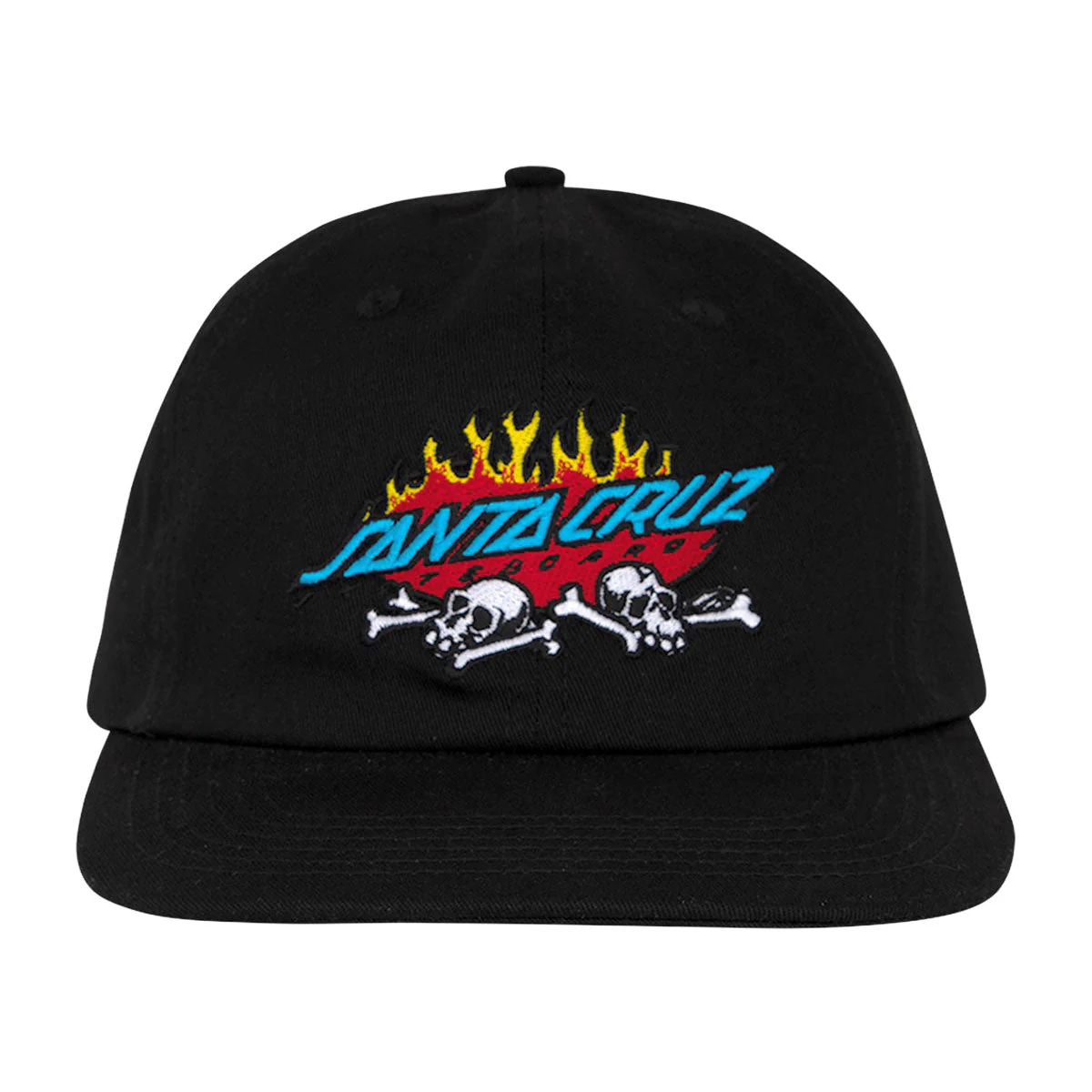 Santa Cruz Salba Voodoo Pit Snapback Hat - Black - Image 2