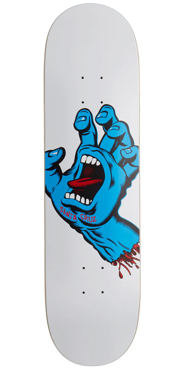 Santa Cruz Screaming Hand Skateboard Deck - 8.25"