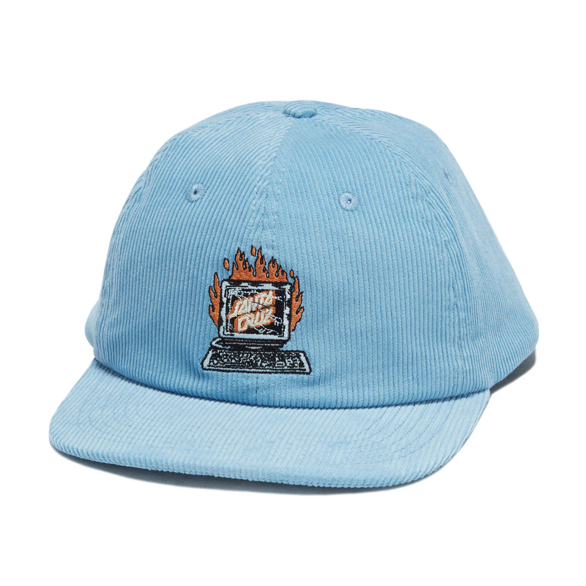 Santa Cruz Self Destruct Snapback Hat - Sky Blue
