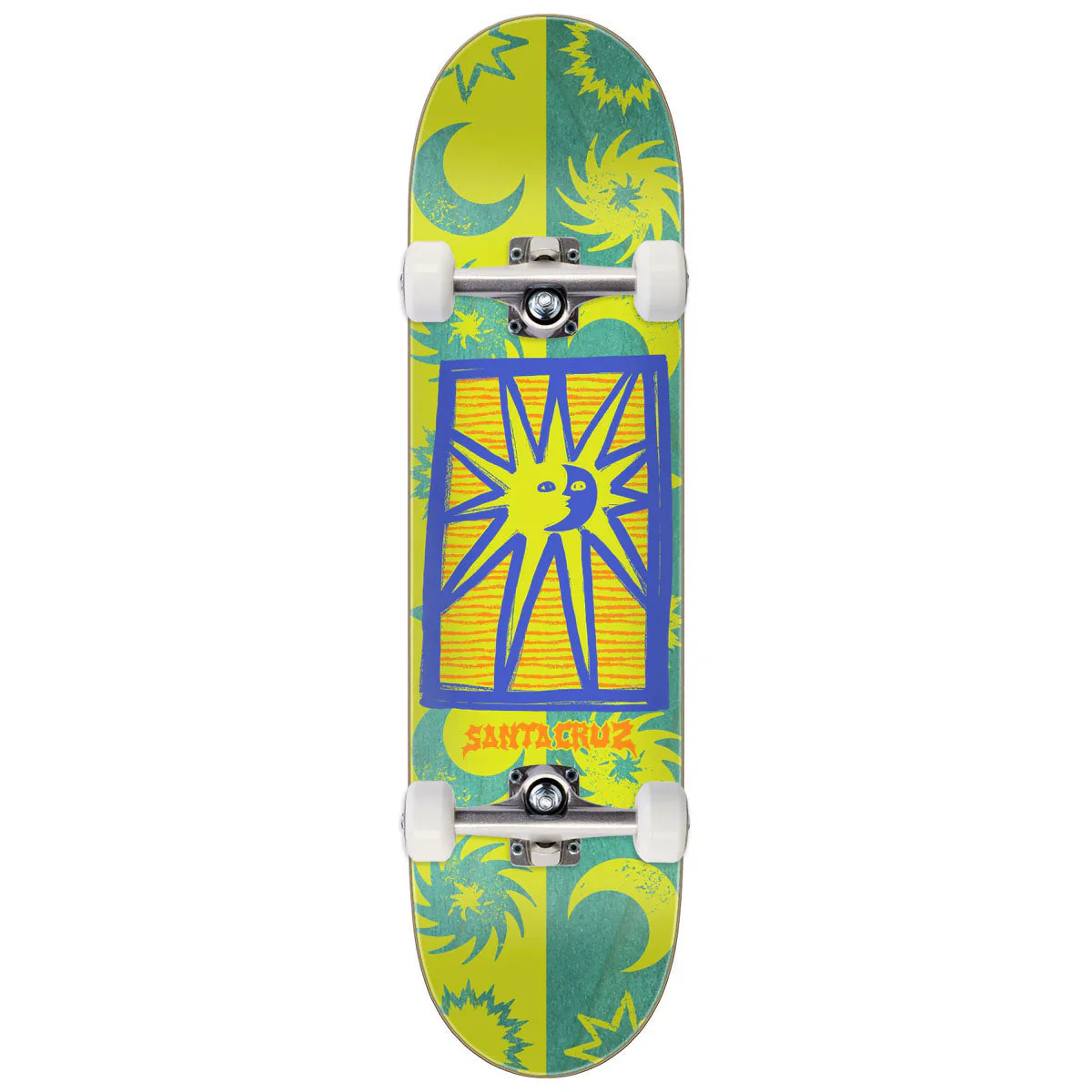 Santa Cruz Sun Stamp FeelBase Skateboard Complete - 7.75"