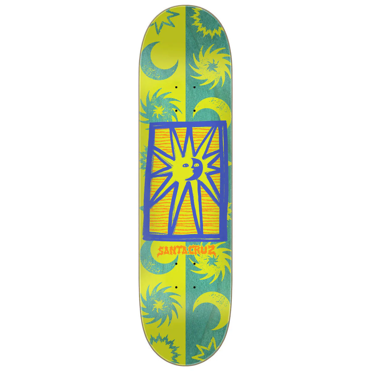 Santa Cruz Sun Stamp FeelBase Skateboard Deck - 7.75"