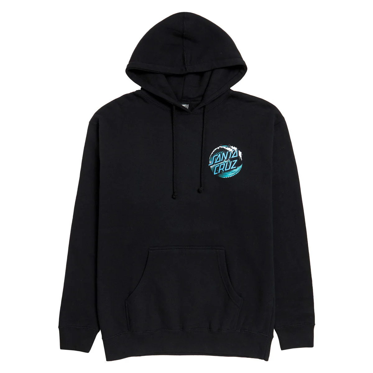 Santa Cruz Wave Dot Hoodie - Black