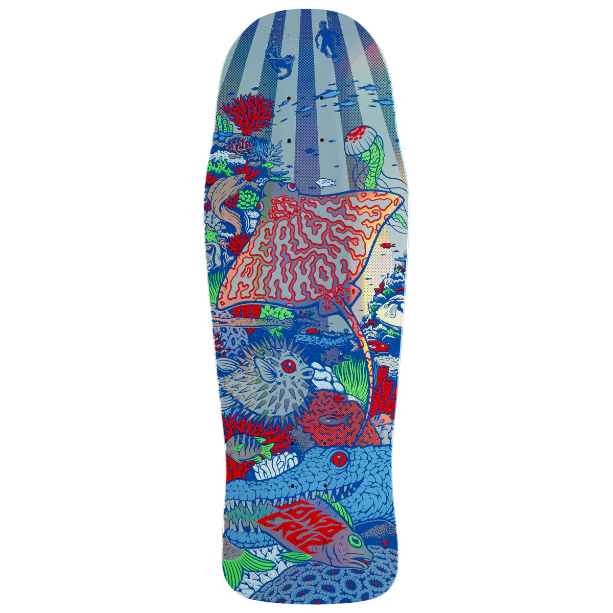 Santa Cruz Winkowski Aquatic Pro Shaped Skateboard Deck - 10.34"