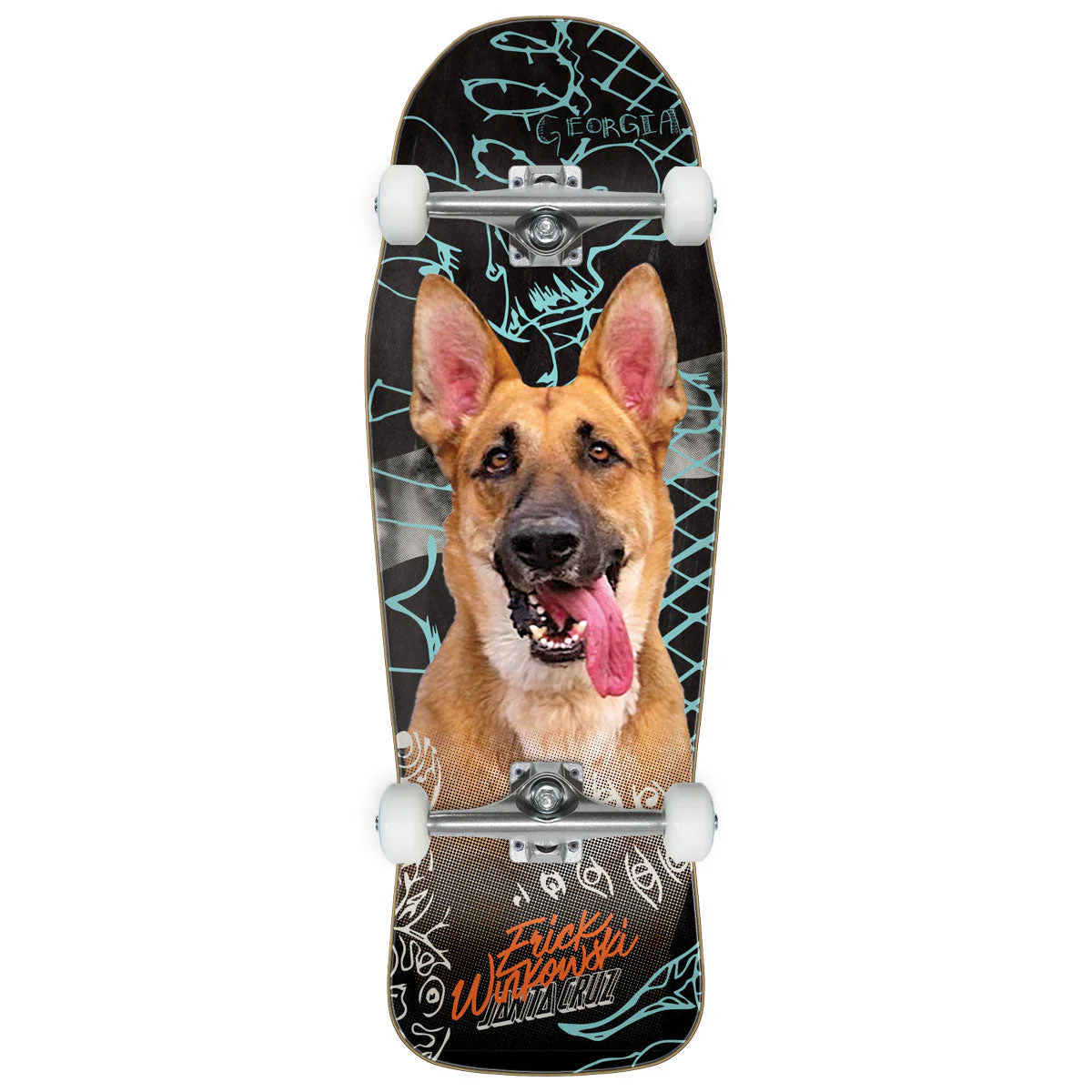 Santa Cruz Winkowski Tribute Pro Shaped Skateboard Complete - 10.34"