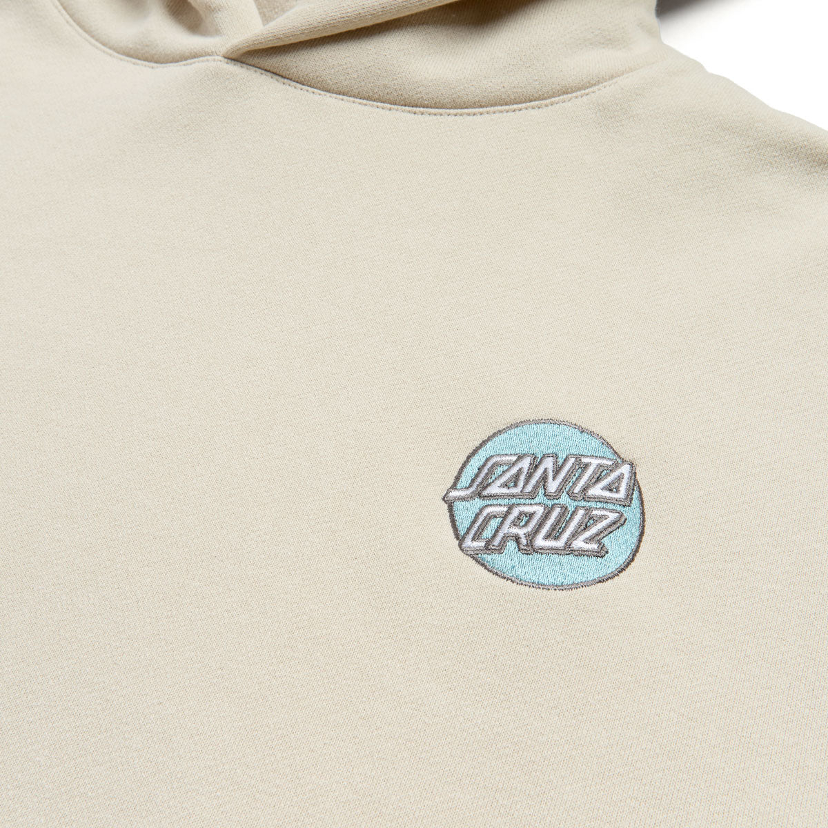 Santa Cruz Womens Cruz Embroidered Hoodie - Ivory - Image 2