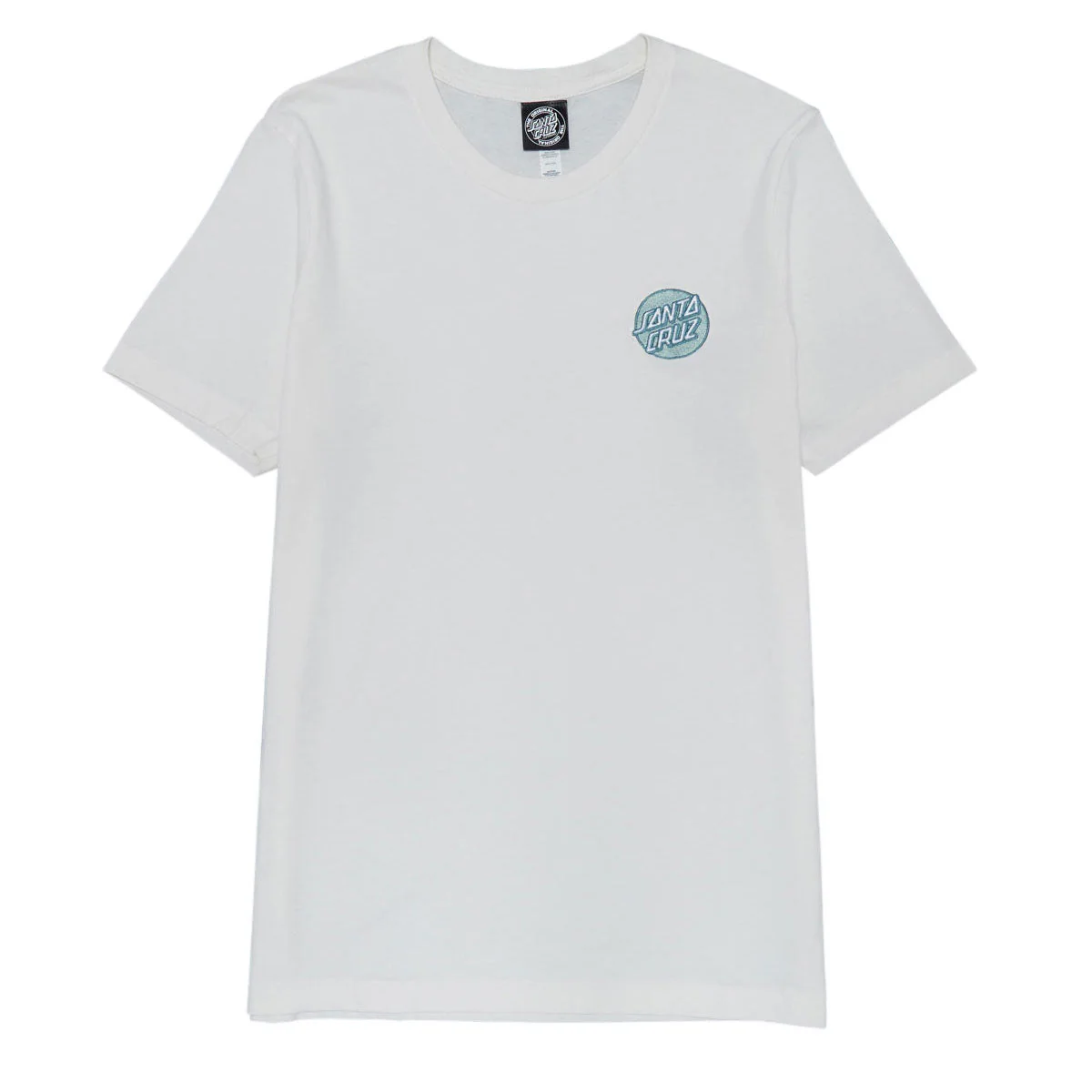 Santa Cruz Womens Cruz Embroidered Relaxed T-Shirt - Vintage White