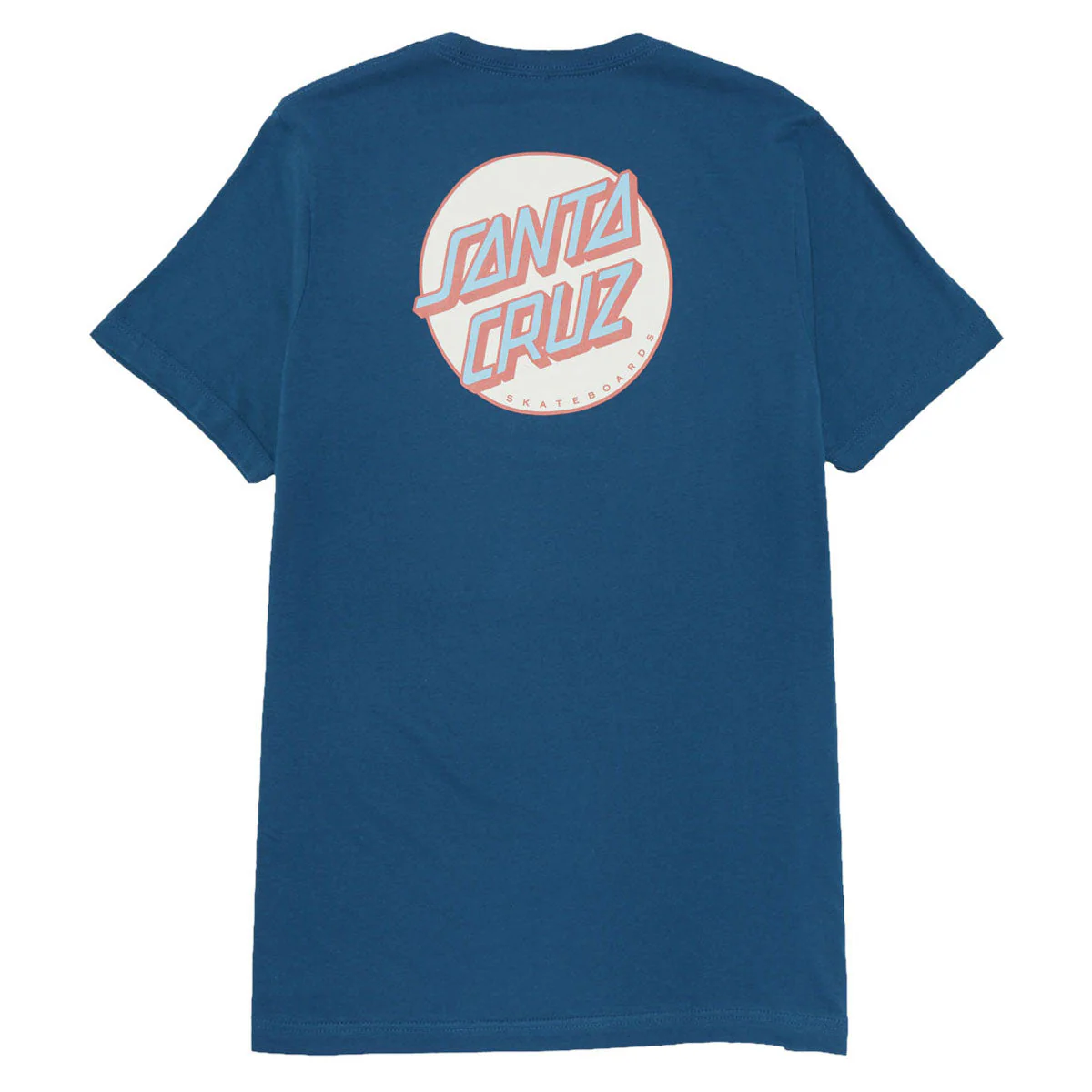 Santa Cruz Womens Other Dot Chest Relaxed T-Shirt - Deep Teal