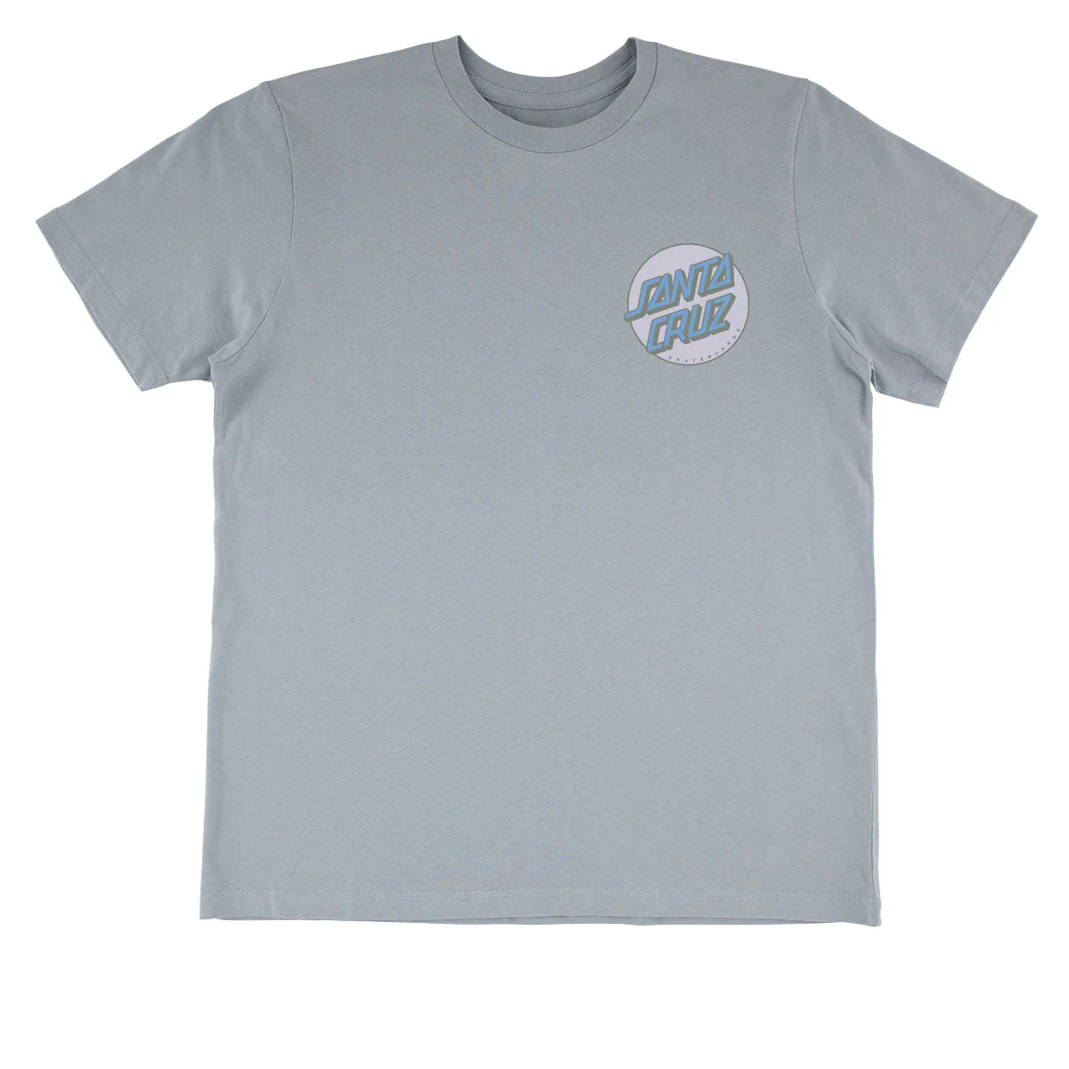 Santa Cruz Womens Other Dot Chest T-Shirt - Blue Fog