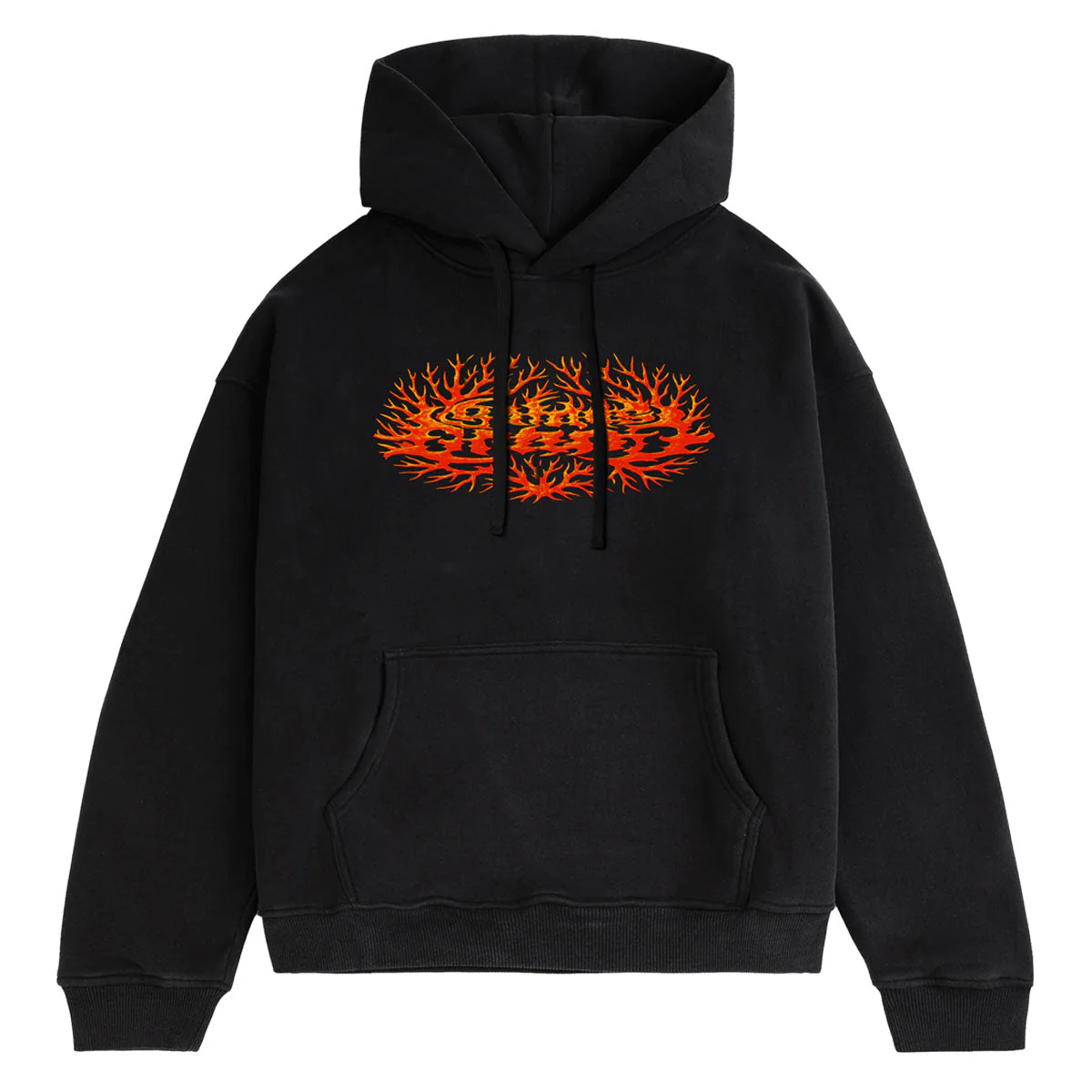 Satan's Drano Coral Logo Hoodie - Black