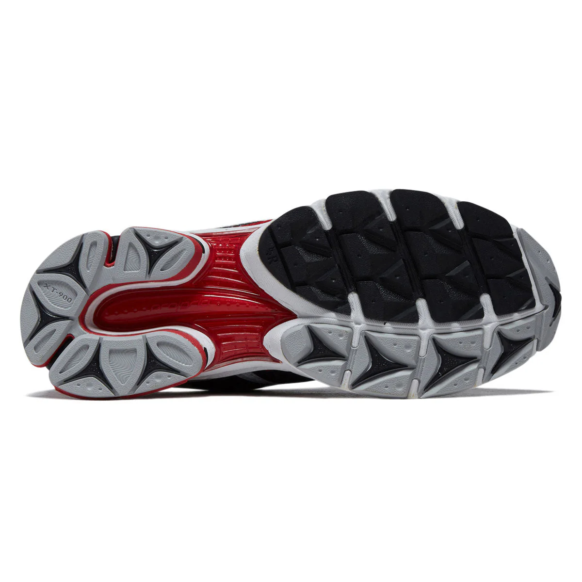 Saucony Progrid Triumph 4 Shoes - Red/Grey - Image 4