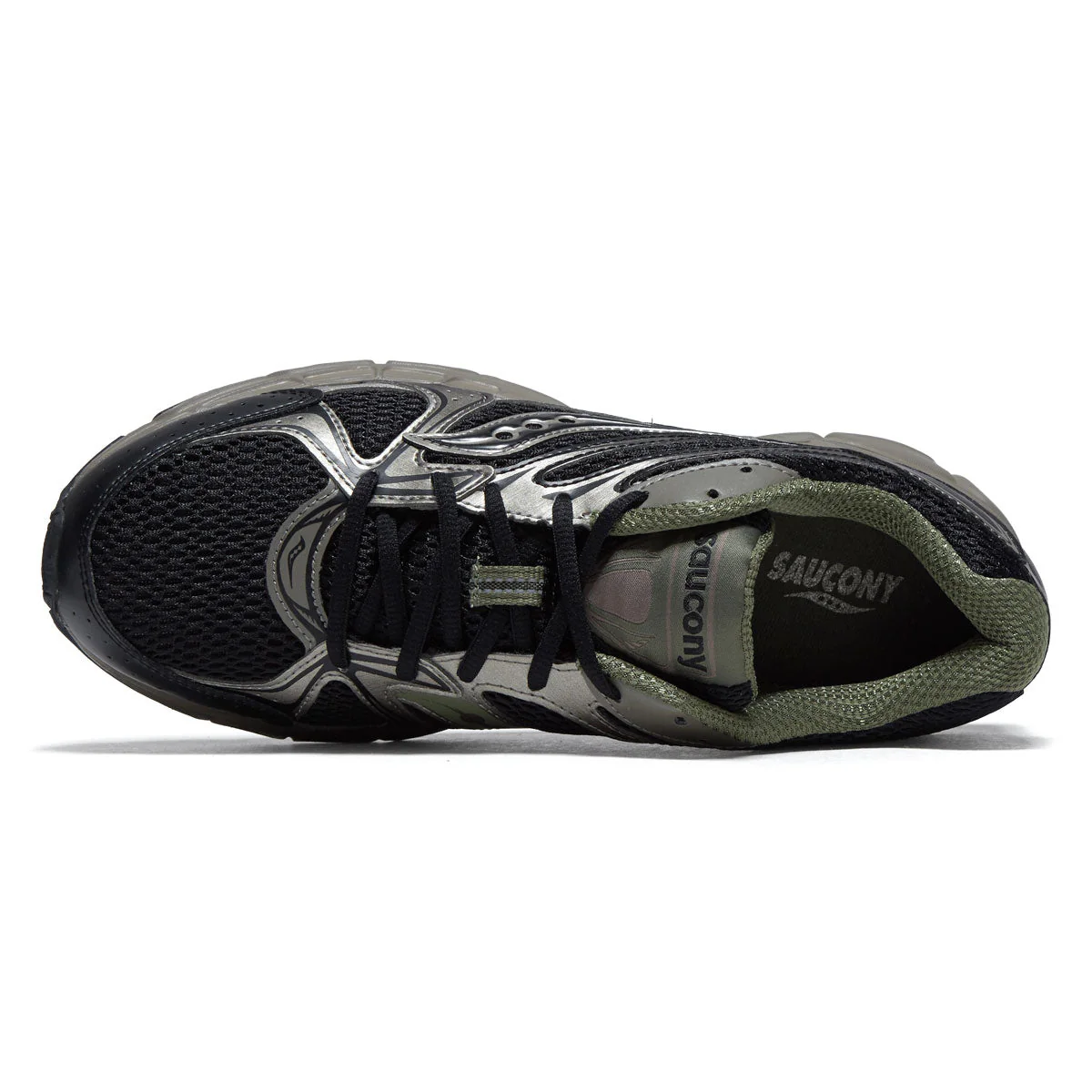 Saucony Ride Millennium Shoes - Olivine/Black - Image 3