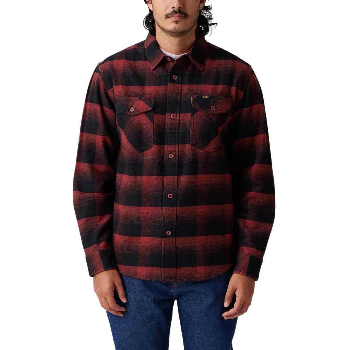 Seager Calico Flannel Shirt - Red Rock Plaid - Image 4