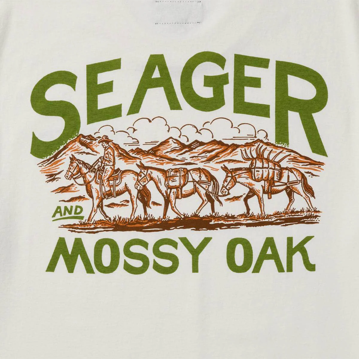 Seager Pack Out T-Shirt - Vintage White - Image 3