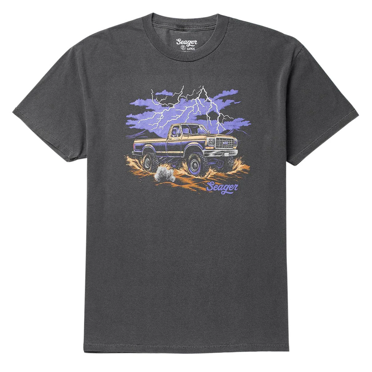 Seager Premium Mud Romp T-Shirt - Pigment Black