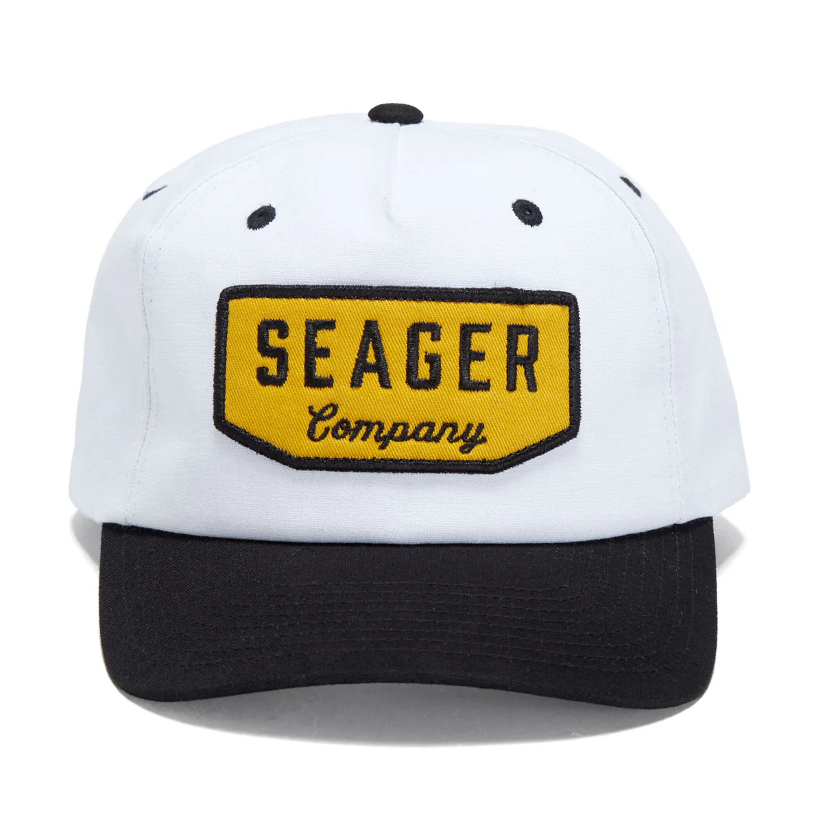 Seager Wilson Snapback Hat - Black/White - Image 5