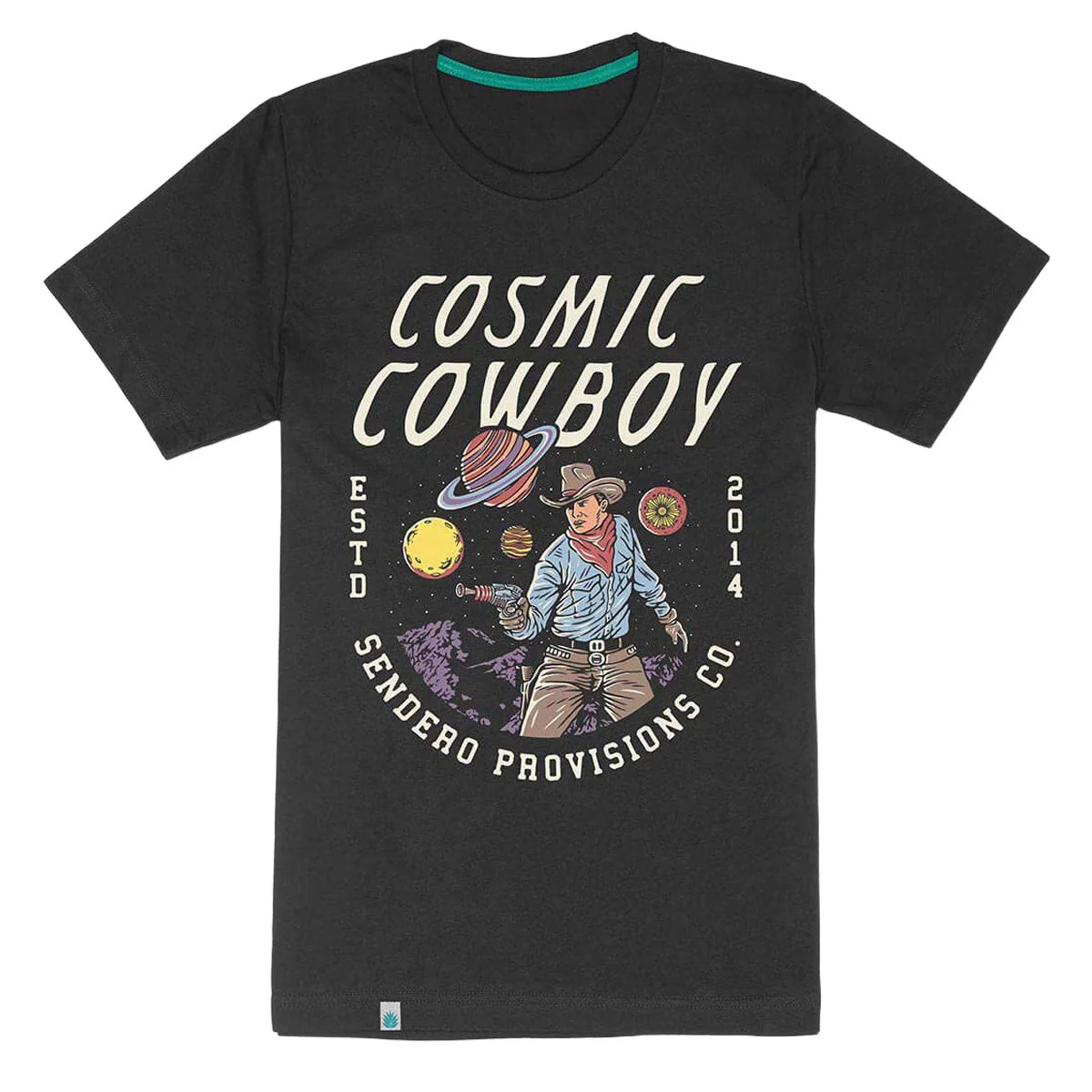 Sendero Cosmic Cowboy T-Shirt - Asphalt