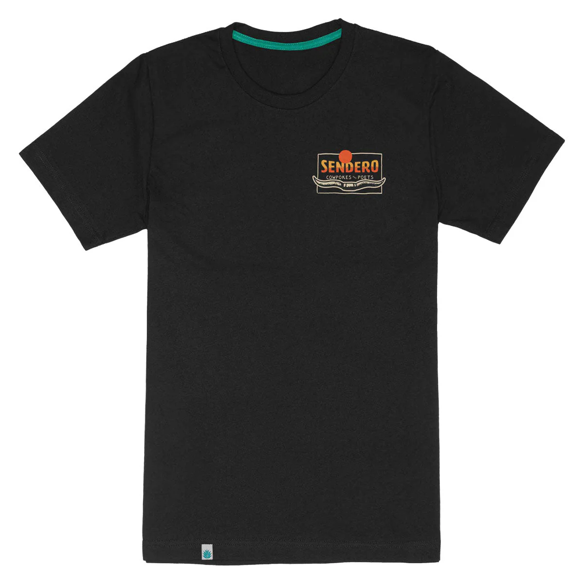 Sendero Cowpokes & Poets T-Shirt - Black - Image 2