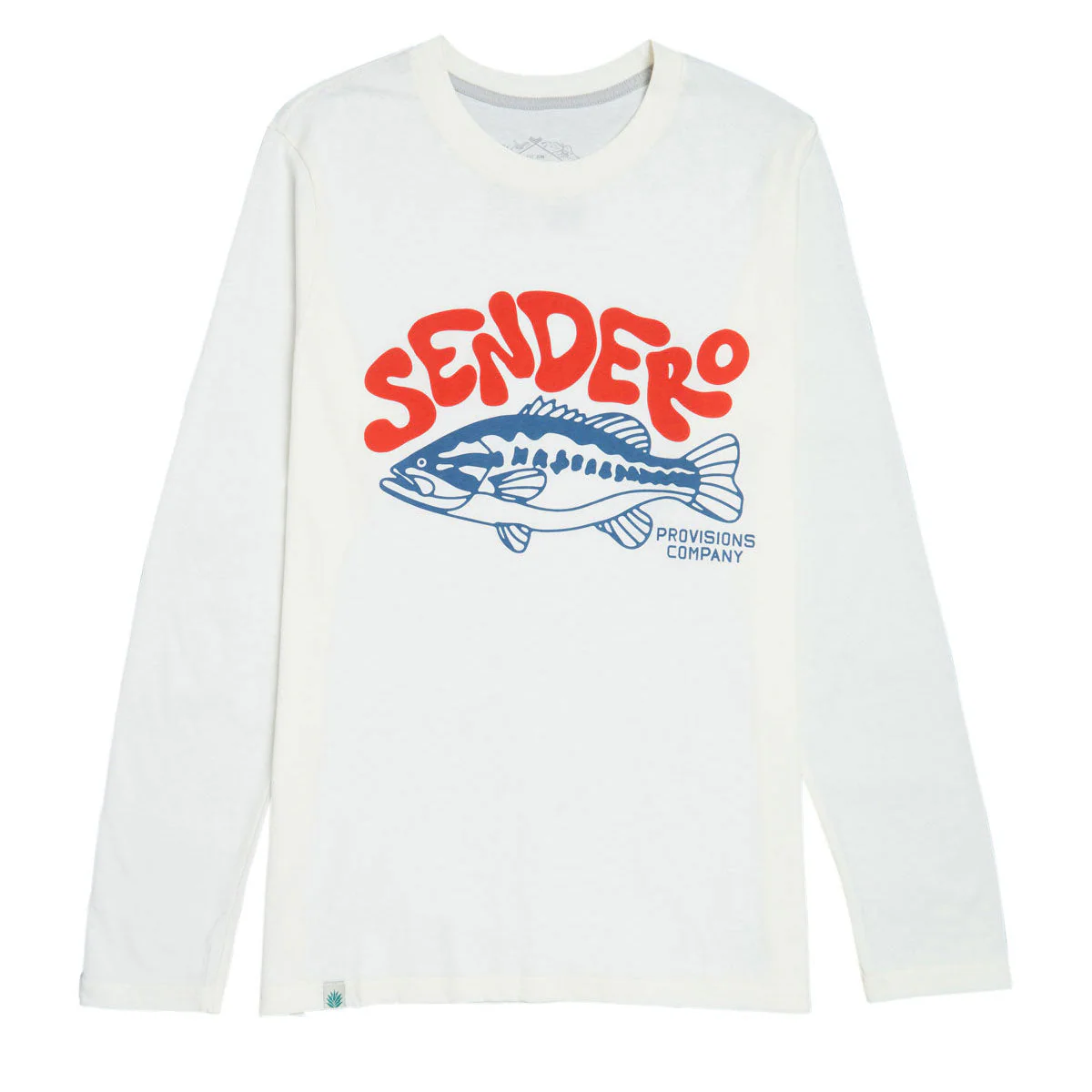 Sendero Lunker Long Sleeve T-Shirt - Vintage White