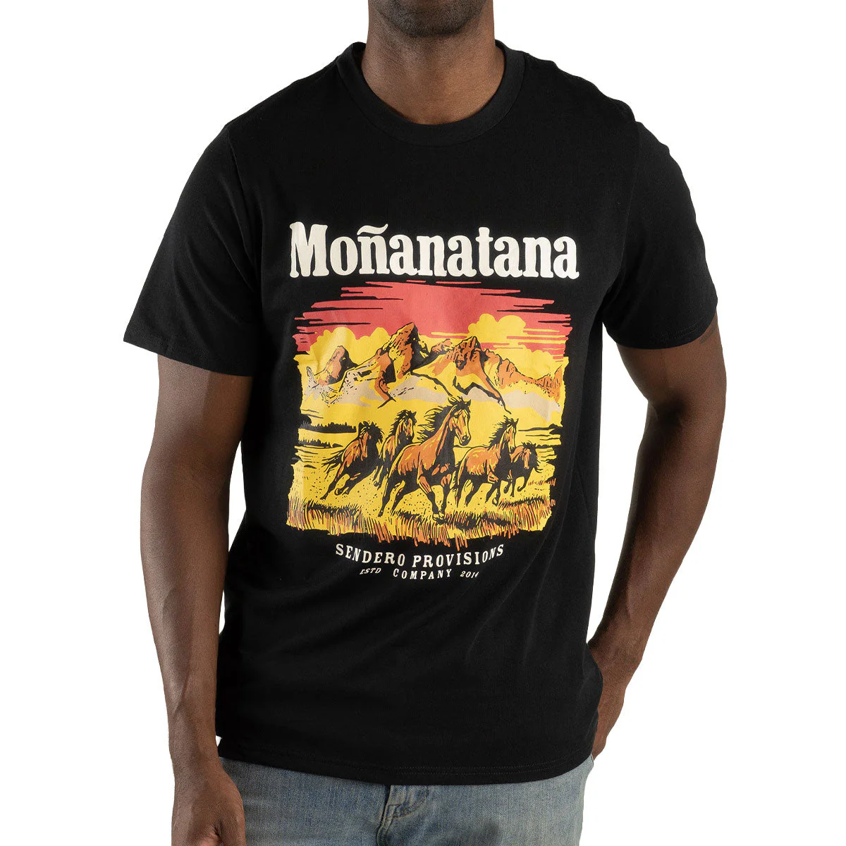 Sendero Monanatana T-Shirt - Black - Image 2