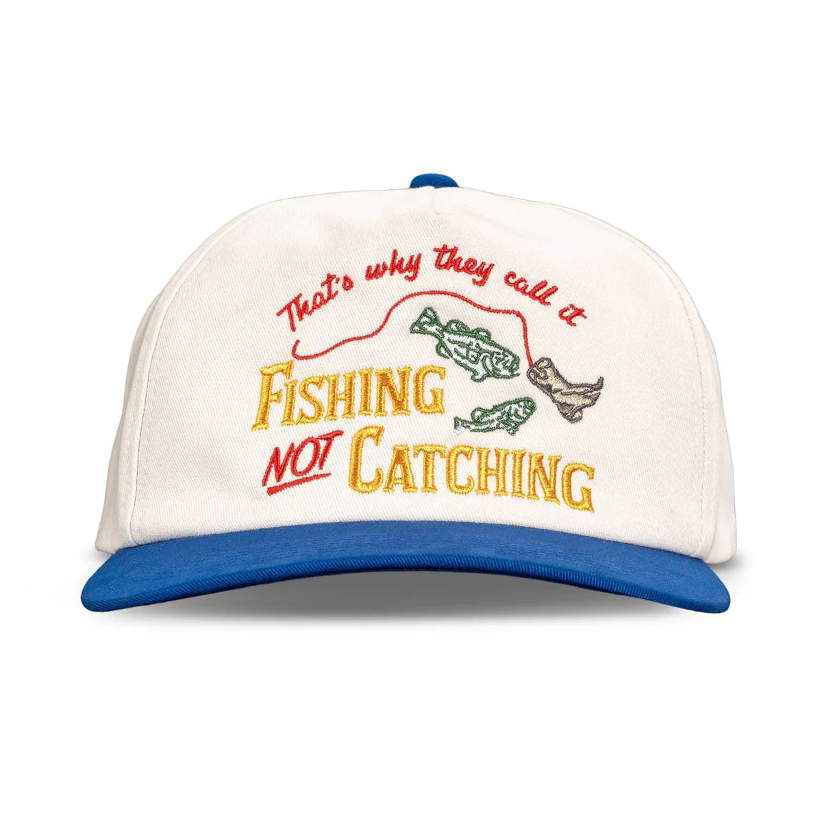 Sendero Not Catching Hat - White/Blue - Image 3