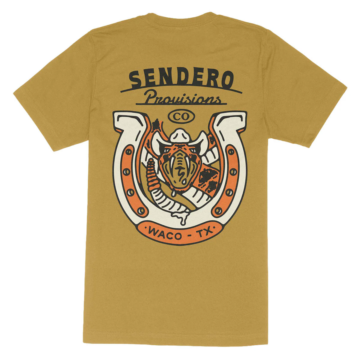Sendero Snake Luck T-Shirt - Goldenrod