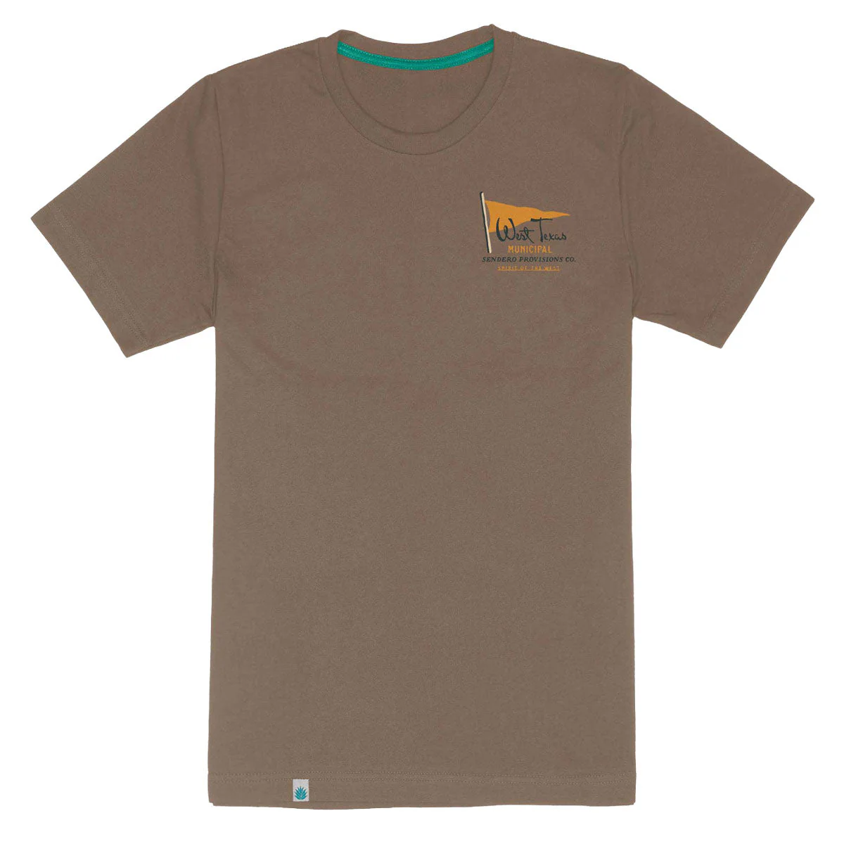 Sendero West Texas Municipal T-Shirt - Light Brown - Image 2