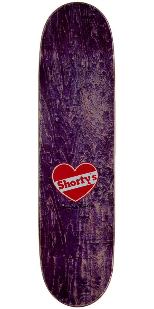 Shorty's Skate Block Skateboard Deck - Blue/Red - 8.25" - Image 2