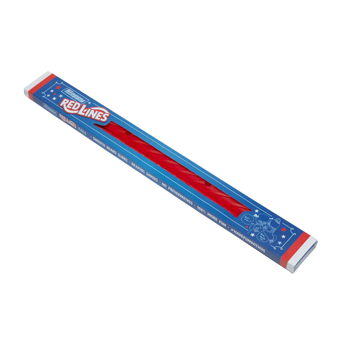 Slappy Red Lines Rails - Red