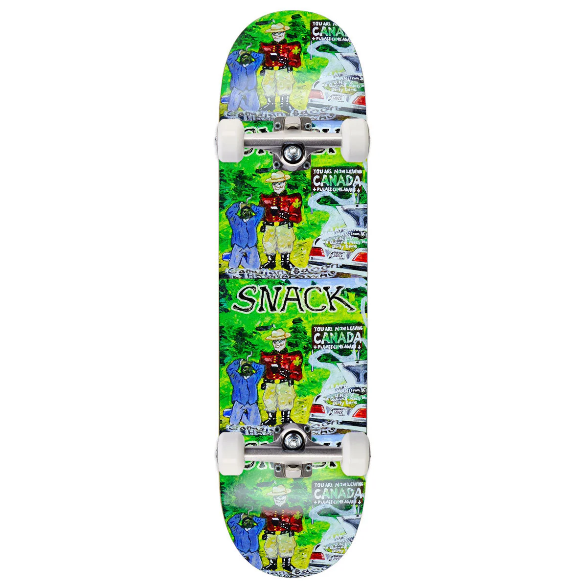 Snack May Canadian Bacon Skateboard Complete - 8.25"