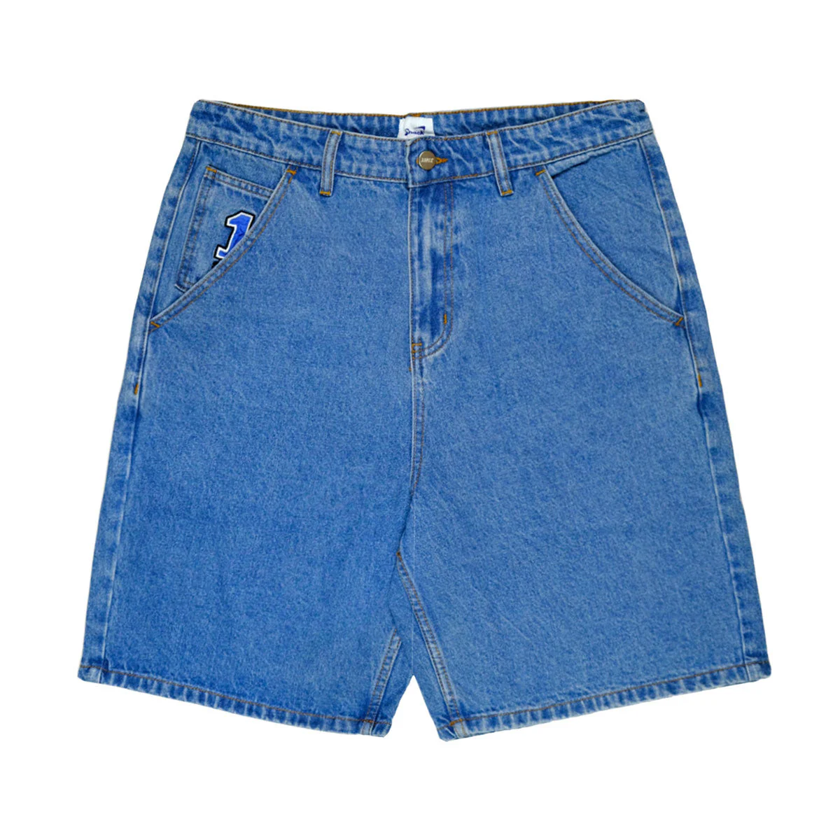 Snack Pole Position Jean Shorts - Skyline Blue