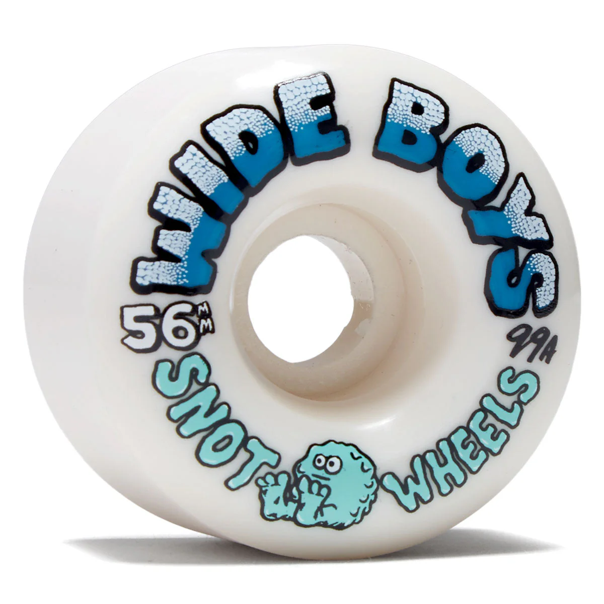 Snot Wide Boys 99a Skateboard Wheels - White - 56mm