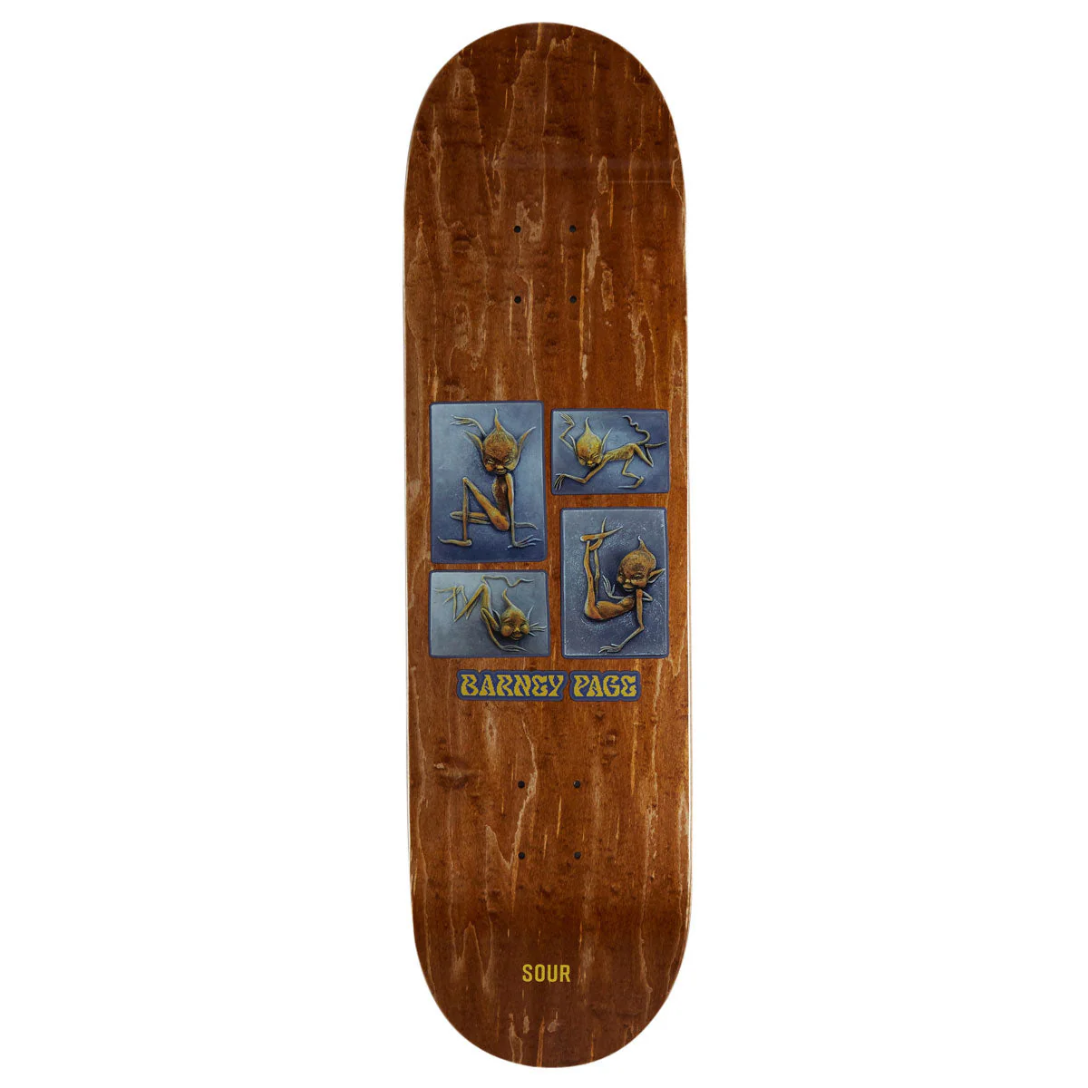 Sour Solution Barney Pixies S1 Skateboard Deck - 8.50"