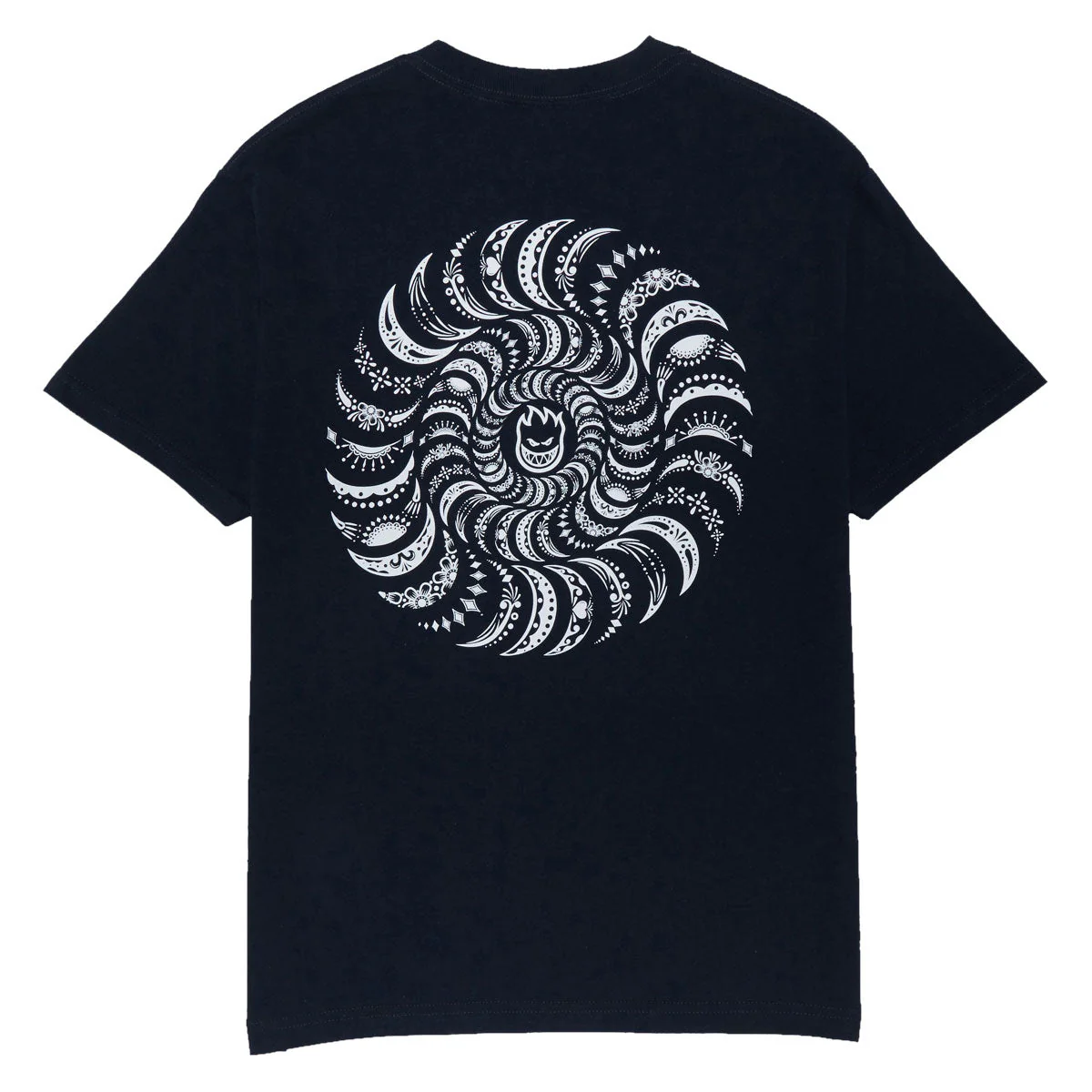 Spitfire Classic Swirl Paisley T-Shirt - True Navy/White