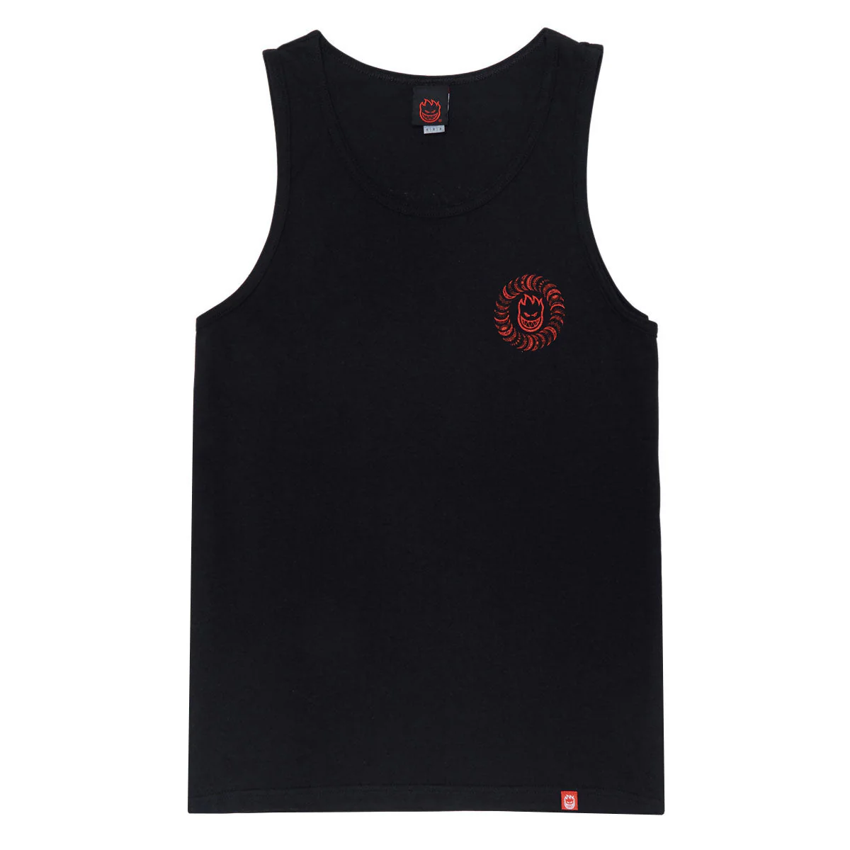 Spitfire Classic Swirl Paisley Tank Top - Black/Red