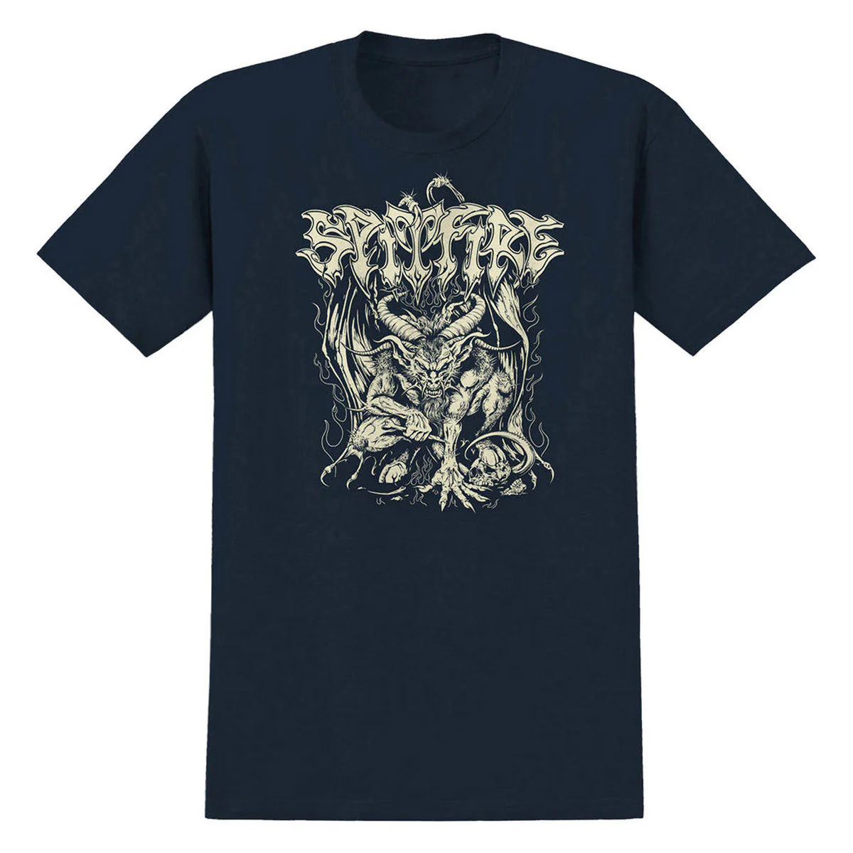 Spitfire Demon Redux T-Shirt - True Navy