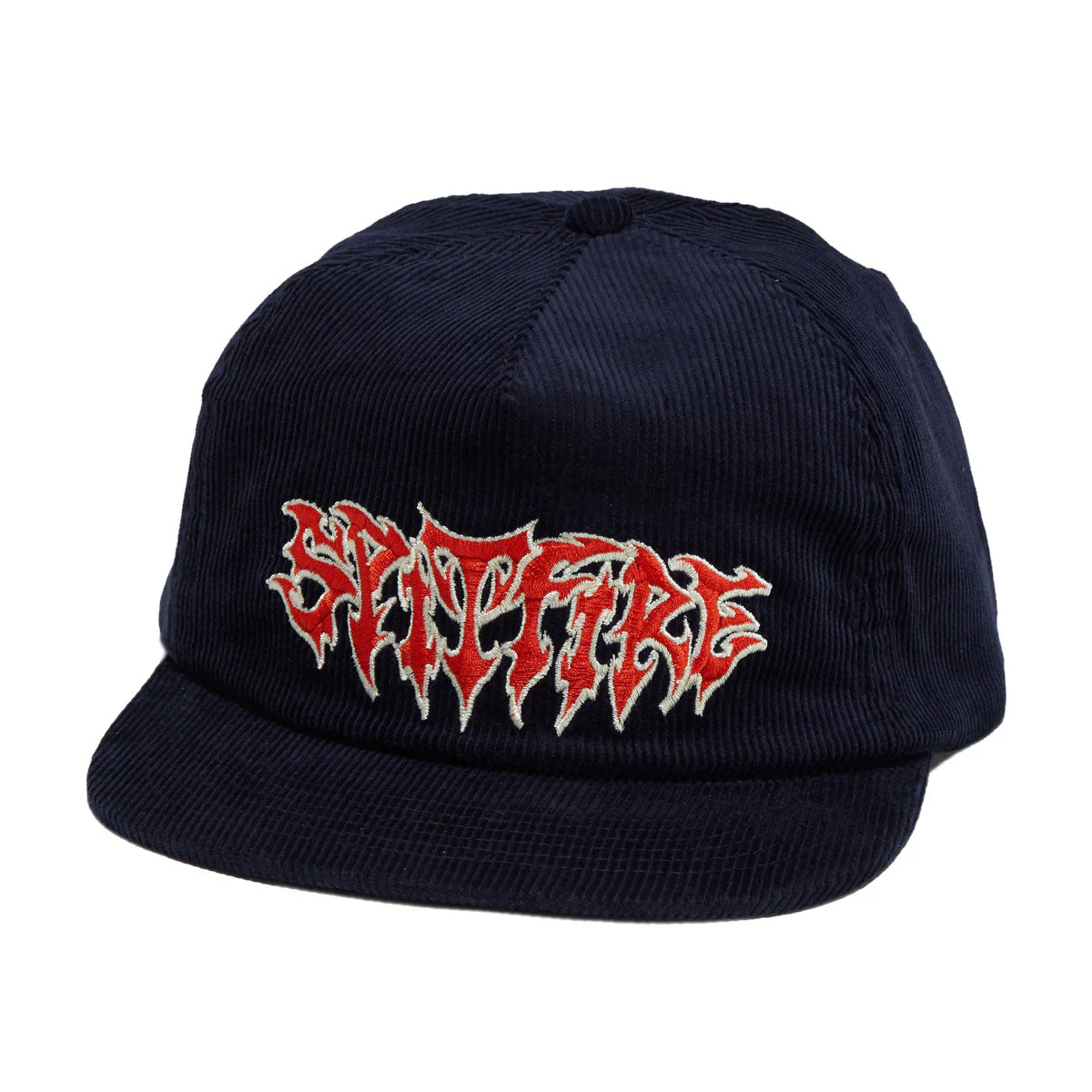 Spitfire Demon Script Hat - Navy/Red