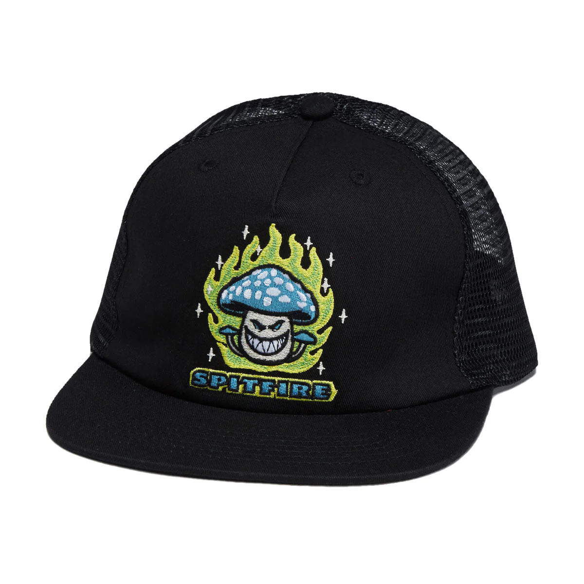 Spitfire Mushroom Bighead Hat - Black/Blue/Green