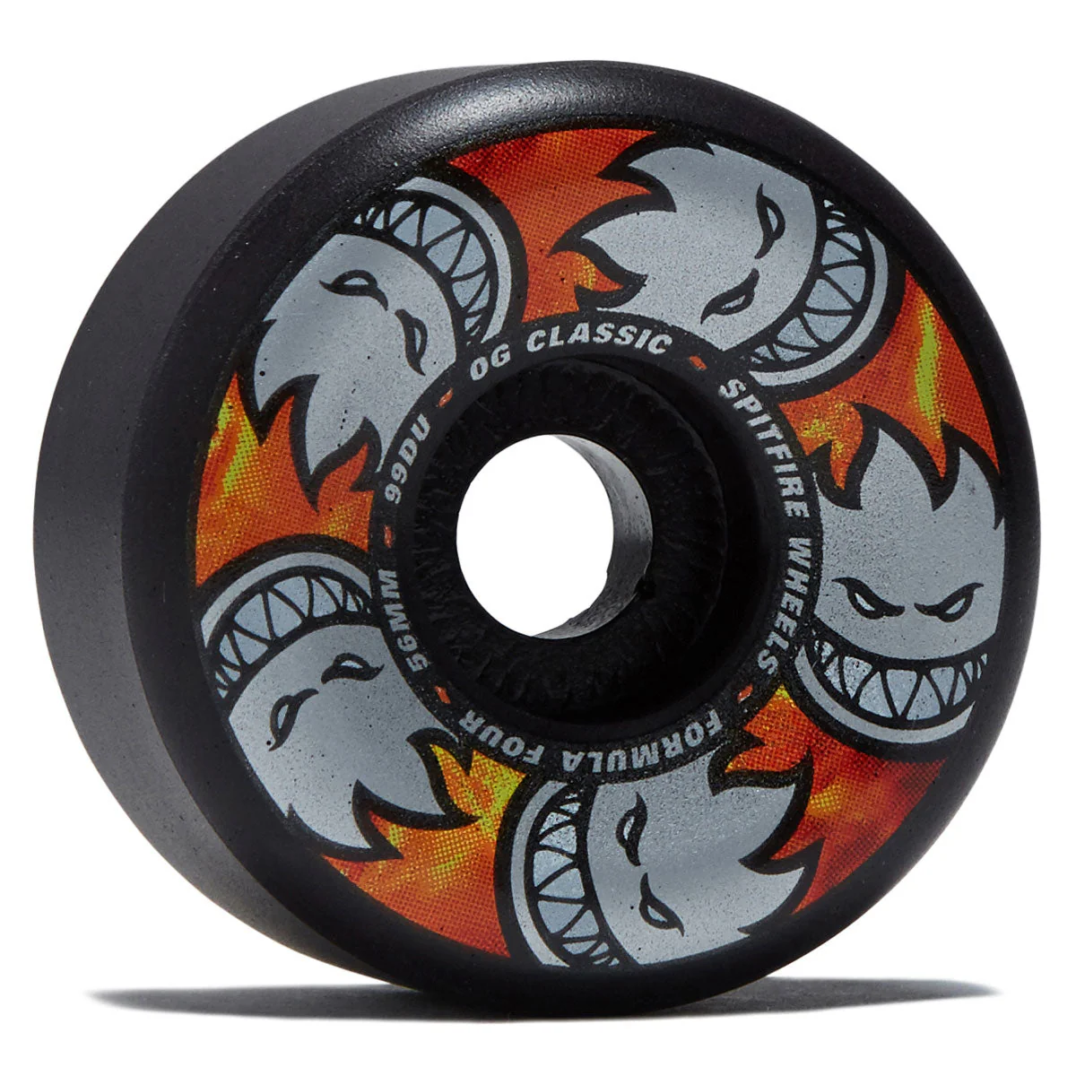 Spitfire Team Multiball F4 99d OG Classic Skateboard Wheels - Black - 56mm