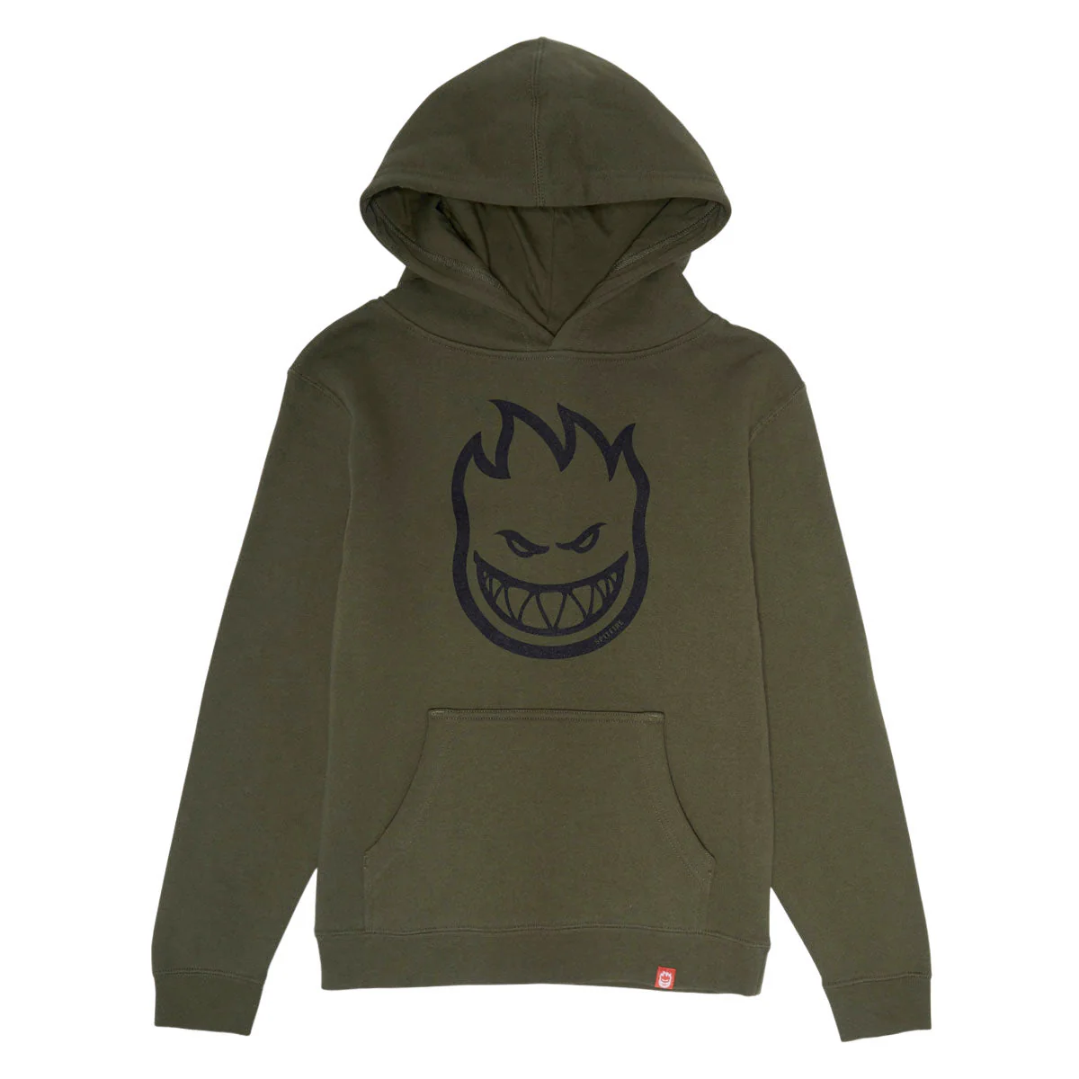 Spitfire Youth Bighead Hoodie - Army/Black