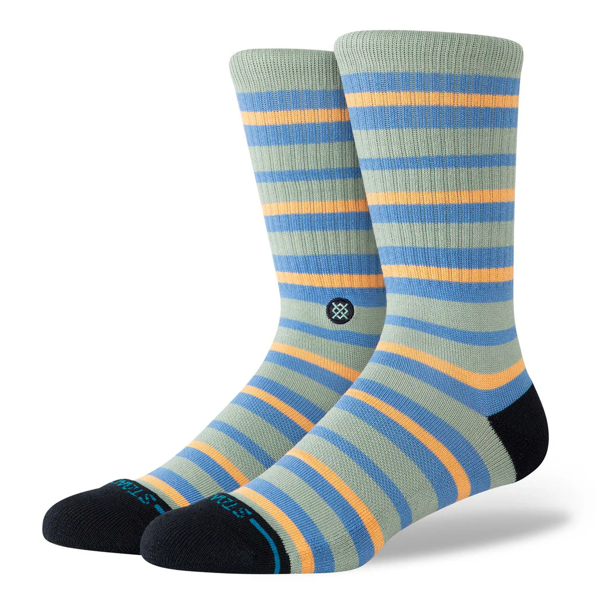 Stance Brett Crew Socks - Light Green